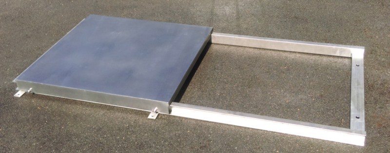 Trappe, coulissante, inox, 304l, 316l, alu, securiter, capot, marne